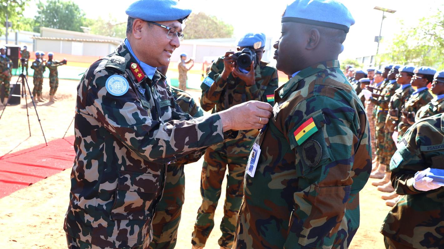 Ghanaian peacekeepers in Abyei awarded UN medals