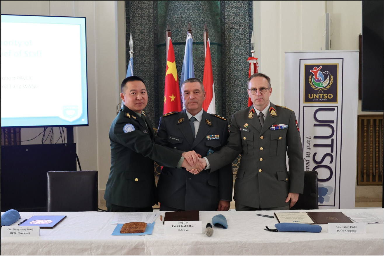 UNTSO DCOS Transfer of Authority