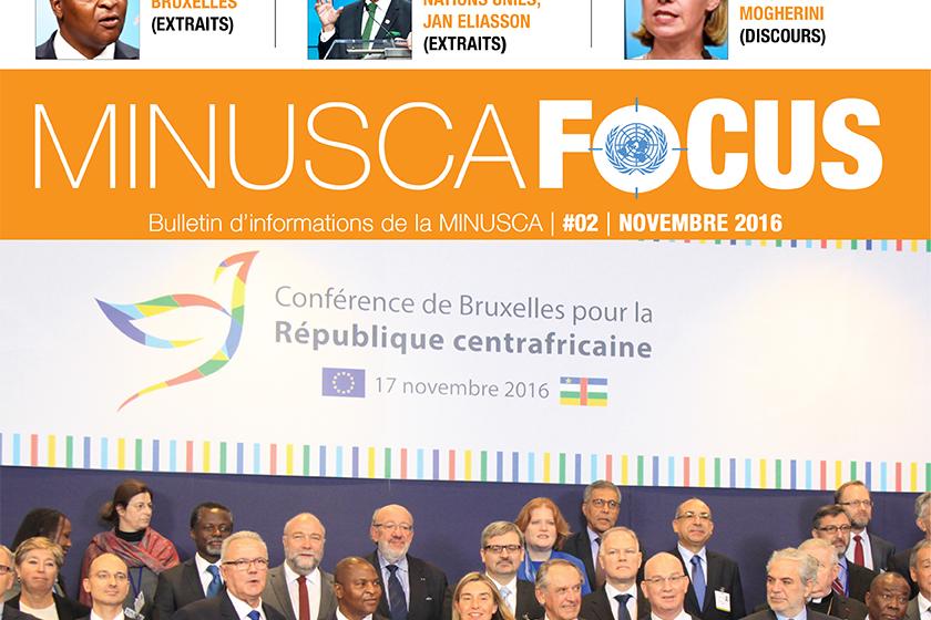 Couverture du bulletin d'information.