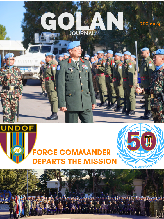 Golan - The UNDOF Journal, Edition 161, July - December 2024