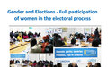 Gender and Elections - Full participation of women in the electoral process